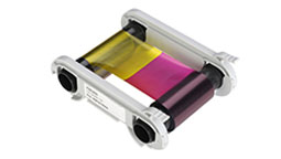 Полноцветная лента (YMCFKO) с УФ панелью на 500 оттисков с чистящим роликом  в Череповце