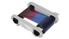 Полноцветная лента YMCKK на 500 оттисков с двумя панелями черного для двусторонней печати в Череповце